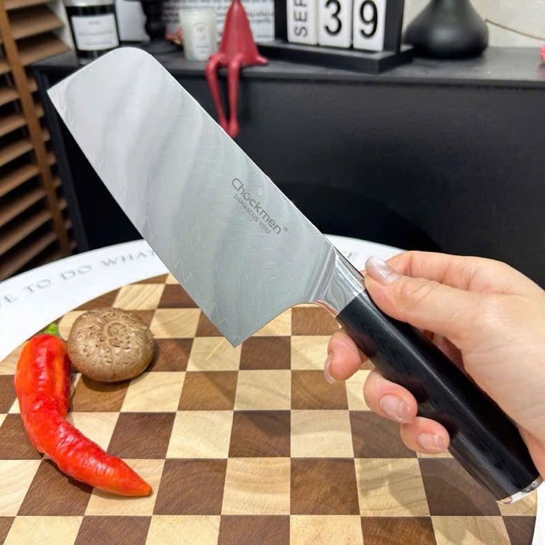 Dao thép DAMASCUS VG10 CHOCKMEN