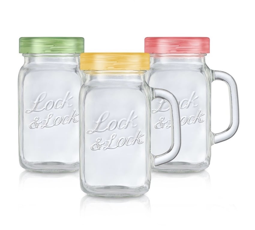 Ly Thuỷ Tinh Lock&Lock Glass Jar 630ml 🍒 🍒 🍒