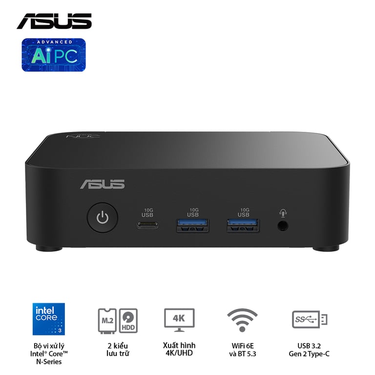 Bộ Mini PC Asus NUC 14 Essential RNUC14MNK1500000