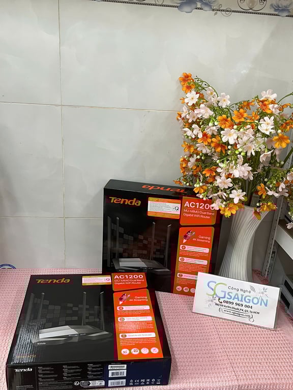 Bộ Phát Wifi Tenda AC10 Tốc Độ AC1200Mbps