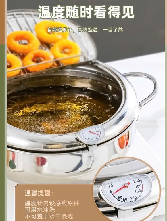 Nồi chiên ngập dầu Fryer Pot 2.2 lít và 3.4lít
