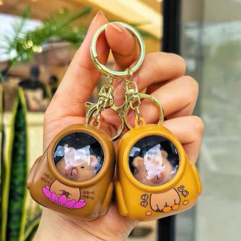 Set 2 móc khoá Capybara