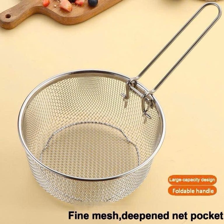 Rổ chiên inox 18/10 Chockmen 16cm - C440