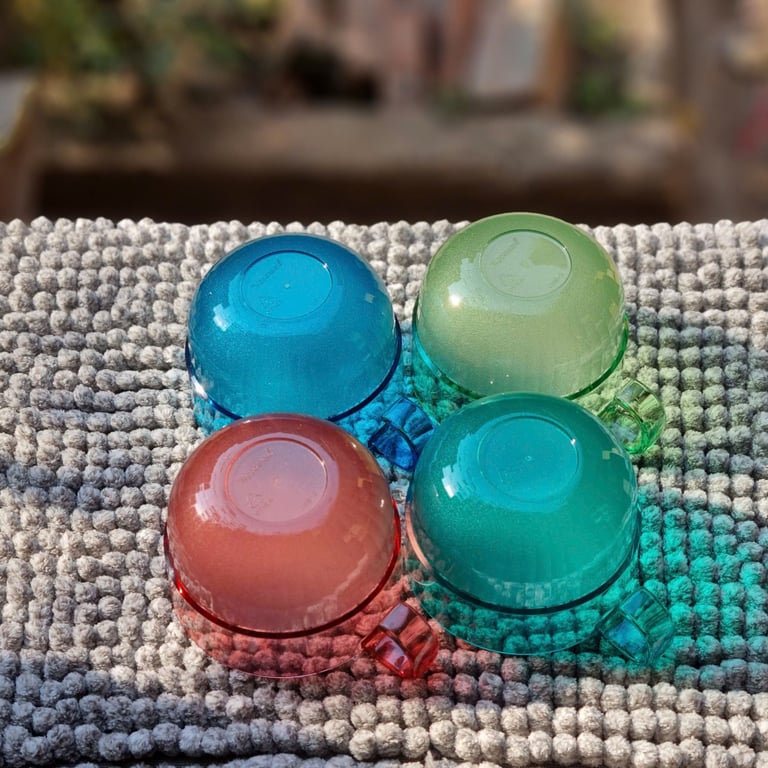 Set 2 Cốc Nhựa Uống Nước Có Quai Cầm 190ml Chính Hãng Tupperware