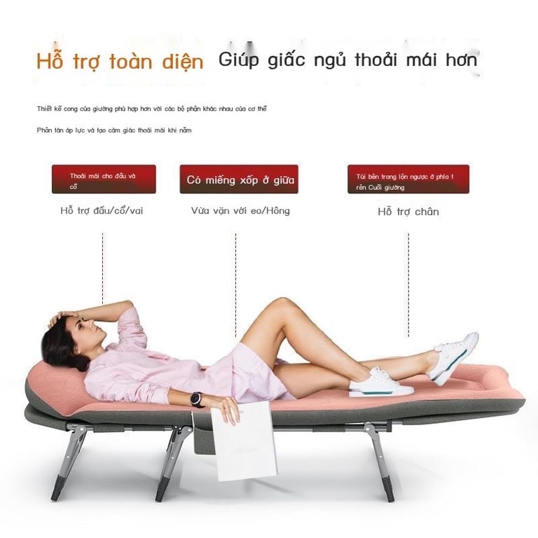 Giường Ngủ Văn Phòng Gấp Gọn