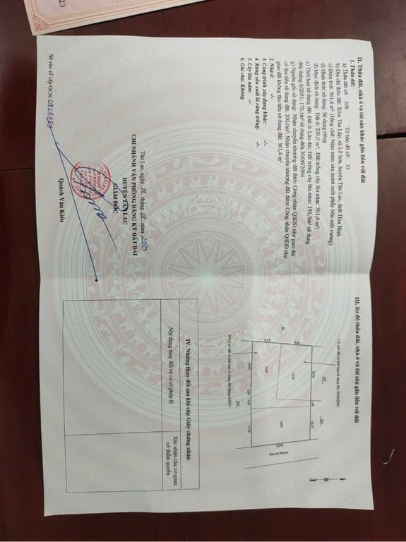 561m2 có 200m2 thổ cư tại Lỗ Sơn, Tân Lạc, Hoà Bình chỉ 4xx triệu