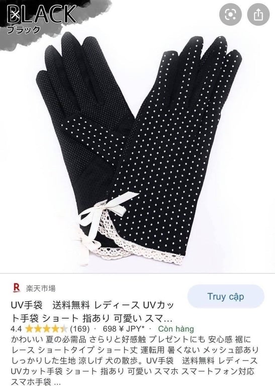 GĂNG TAY CHỐNG NẮNG, CHỐNG TIA UV