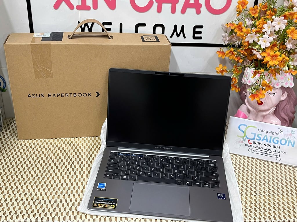 Laptop Asus ExpertBook P5405CSA-NZ0017W (Ultra 7 258V/ 32GB/ 1TB SSD/ 14 inch WQXGA/ 144Hz/ Win11/ Grey/ Vỏ nhôm/ Túi/2Y-OSS))