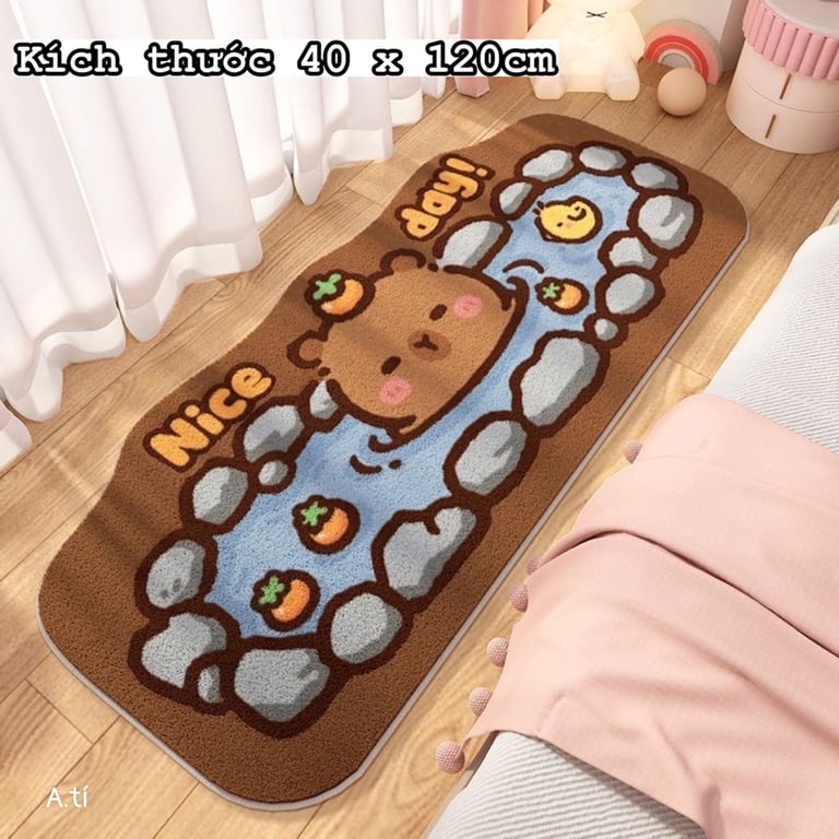 THẢM CHÂN CAO CẤP LÔNG HOẠ TIẾT CAPY BARA