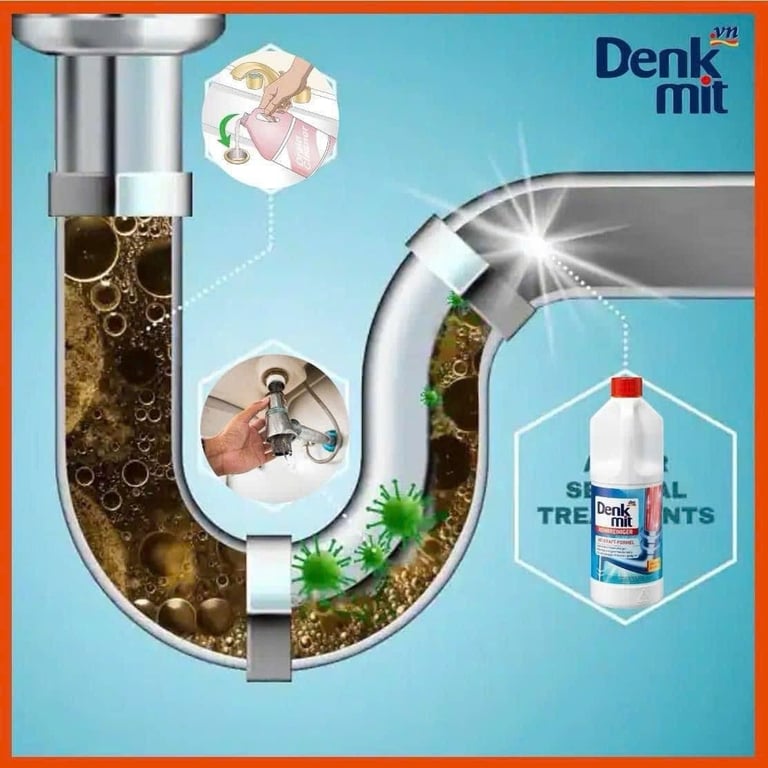 Dung dịch thông đường ống Denkmit 1000ml