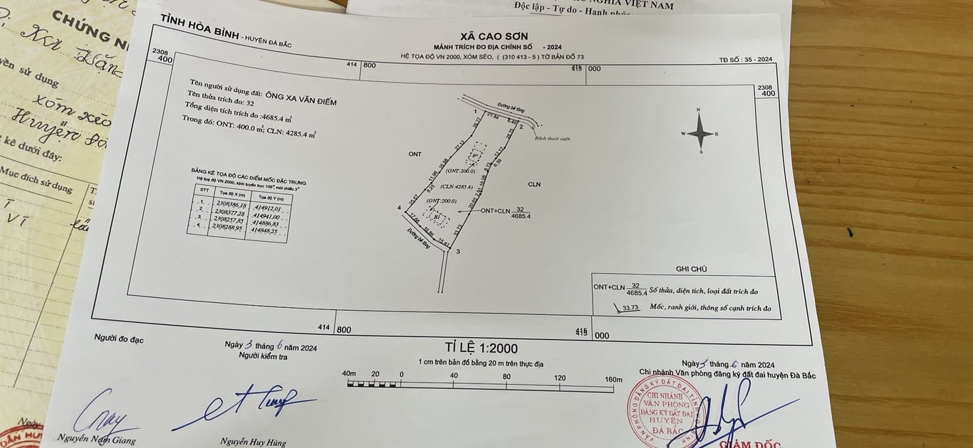 1100m2- 100m2 ONT Tại Đà Bắc, Hòa Bình