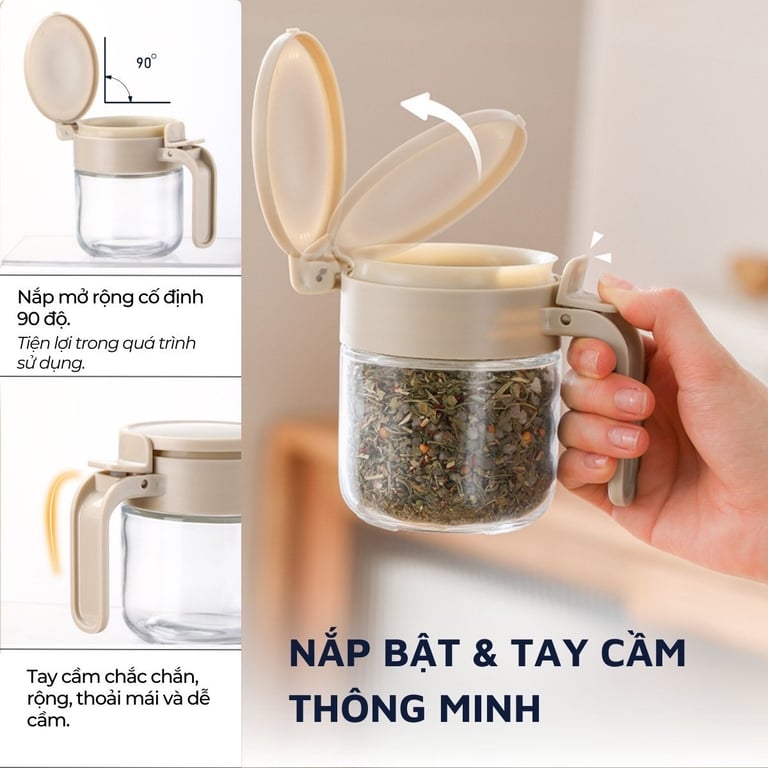 LỌ ĐỰNG GIA VỊ DANDIHOME