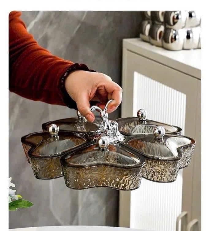 KHAY MỨT TRÁI TIM 5 NGĂN XÁM KHÓI