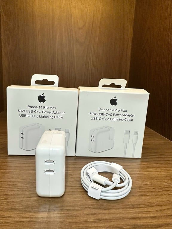 Bộ sạc nhanh 50W cho 14 Pro Max – chuẩn USA