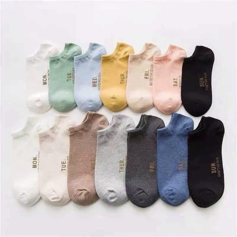 TẤT TUẦN 7 NGÀY!  SẴN NAM VÀ NỮ Sét 7 đôi