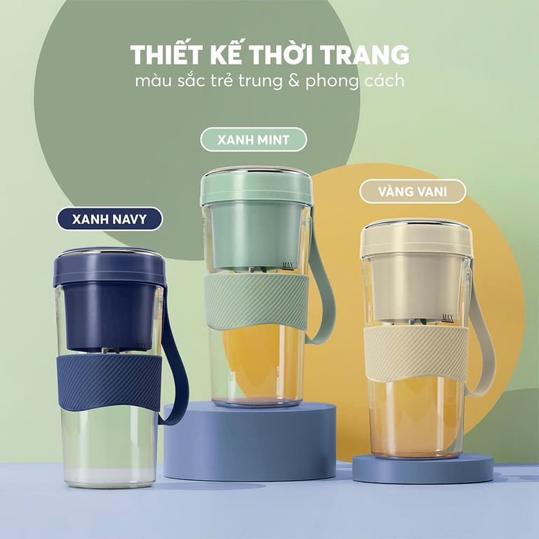 MÁY XAY SINH TỐ CẦM TAY ELMICH BLE9215 400ML