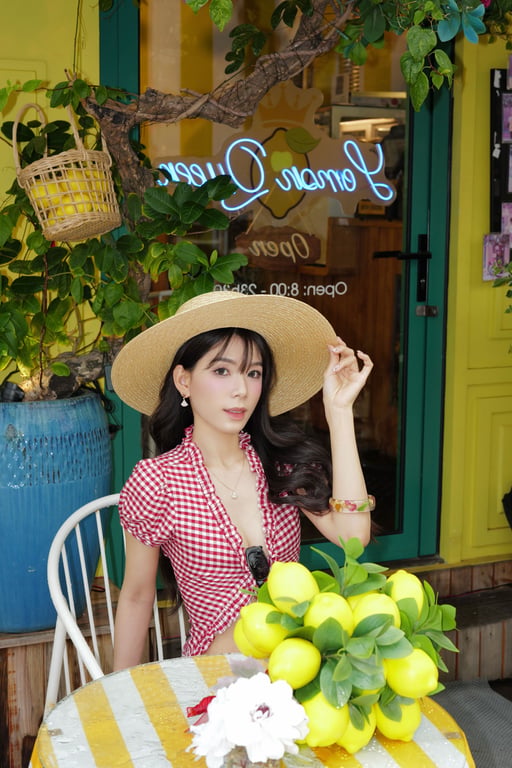 Set caro đỏ ngắn