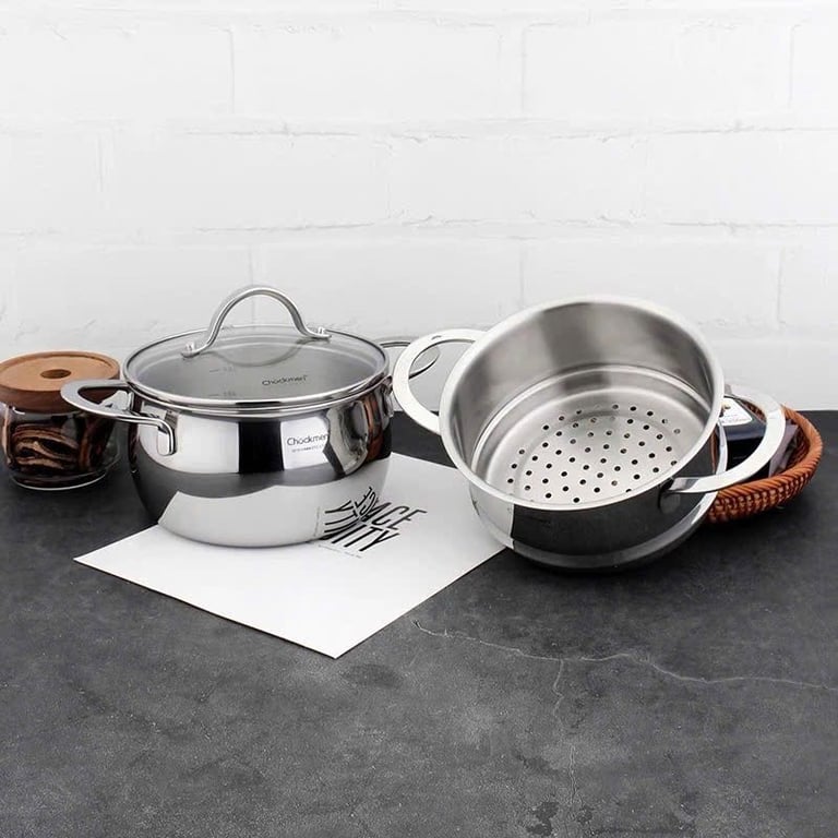 Bộ nồi kèm xửng hấp Chockmen 16cm - C590💠