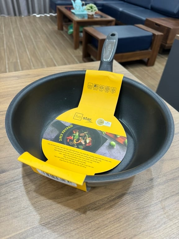 CHẢO FIVE STAR CHỐNG DÍNH 24cm SÂU LÒNG DÒNG INOX 304