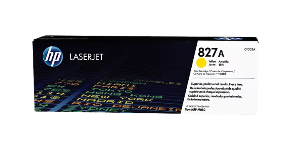 Hộp Mực In LaserJet  Màu Vàng HP 827A (CF302A) - Hàng Chính Hãng