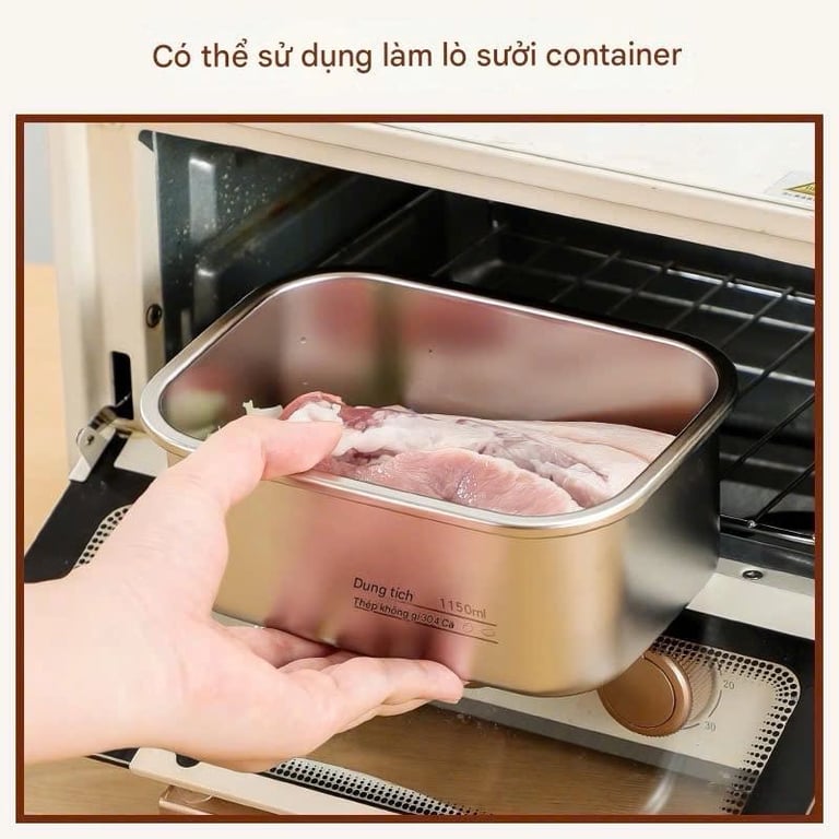 Hộp đựng thực phẩm inox 304 - RK831