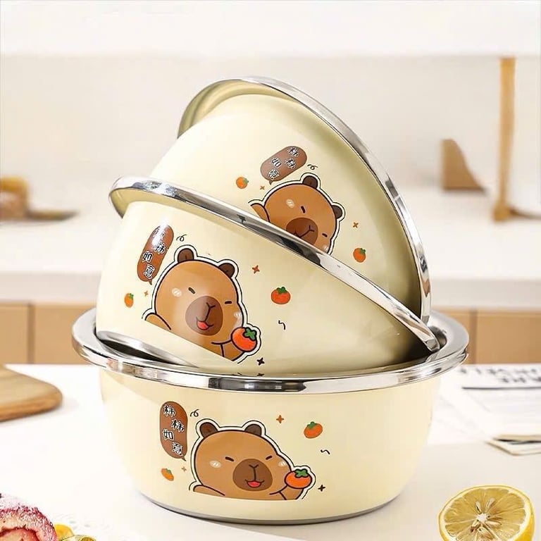 SET 3 TÔ INOX CAO CẤP 3 SIZE 20-22-24CM