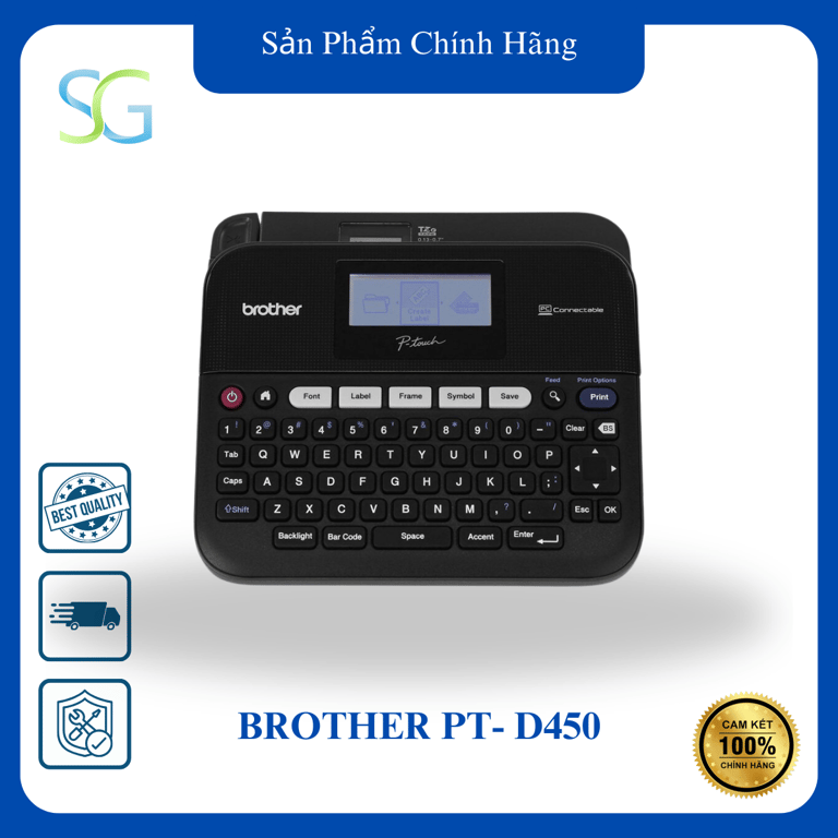 Máy In Nhãn Brother PT- D450 – Hàng Chính Hãng