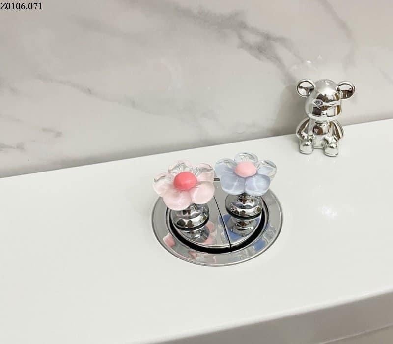 Set 6 nút DÁN NHẤN XẢ NƯỚC BỒN CẦU