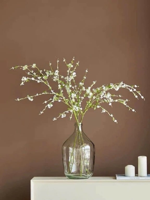 Set 3 cành Tuyết mai lụa 1.1m