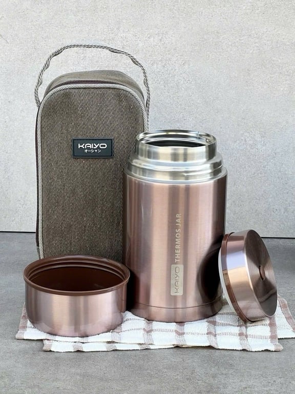 Bình cháo giữ nhiệt kaiyo 750ml-1000ml