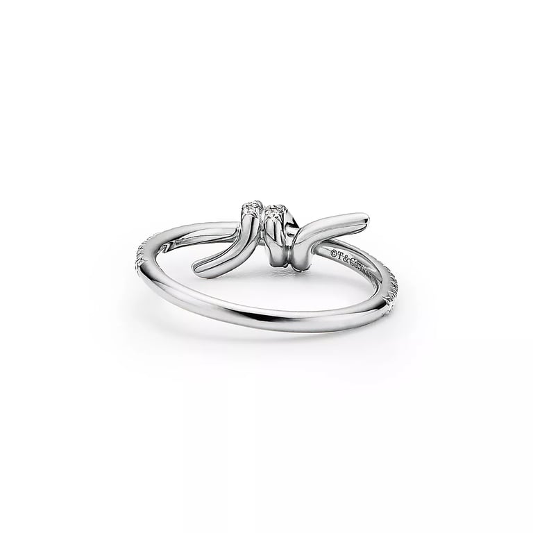 Tiffany Knot Double Row Ring 002