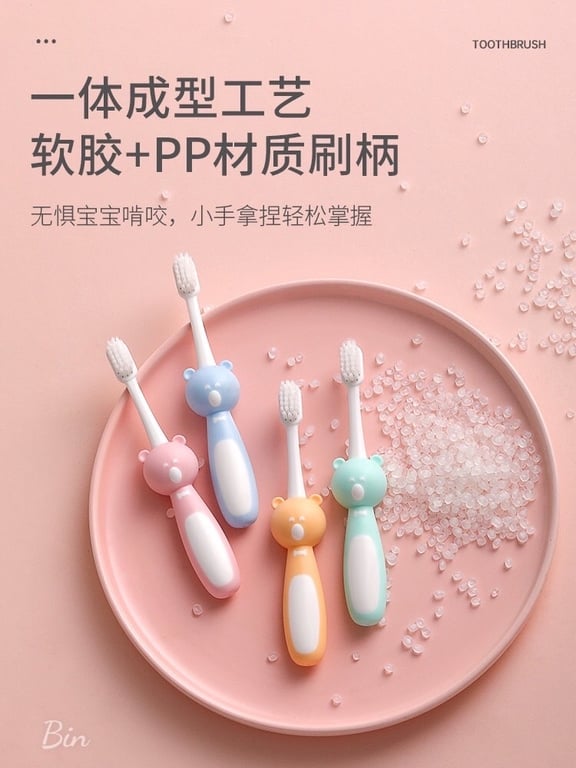 Ống 8 Chiếc Bàn Chải Đánh Răng Cho Bé