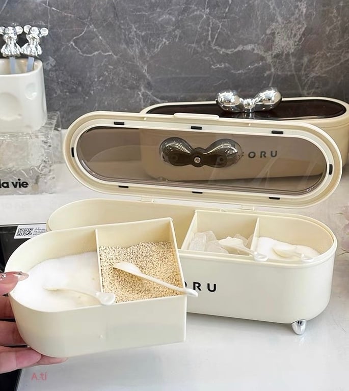 HỘP ĐỰNG GIA VỊ NHIỀU NGĂN PHONG CÁCH BẮC ÂU UFORU