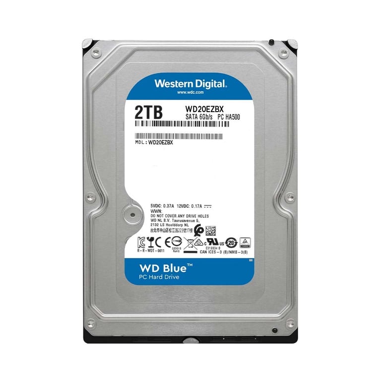 HDD WD 2TB Blue Sata (WD20EZBX)