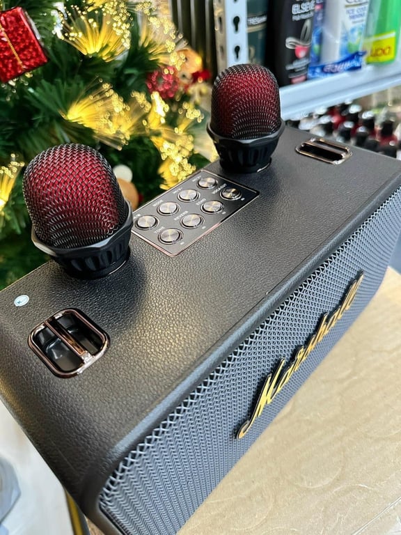 Loa Bluetooth Karaoke K186 Pro kèm 2 mic