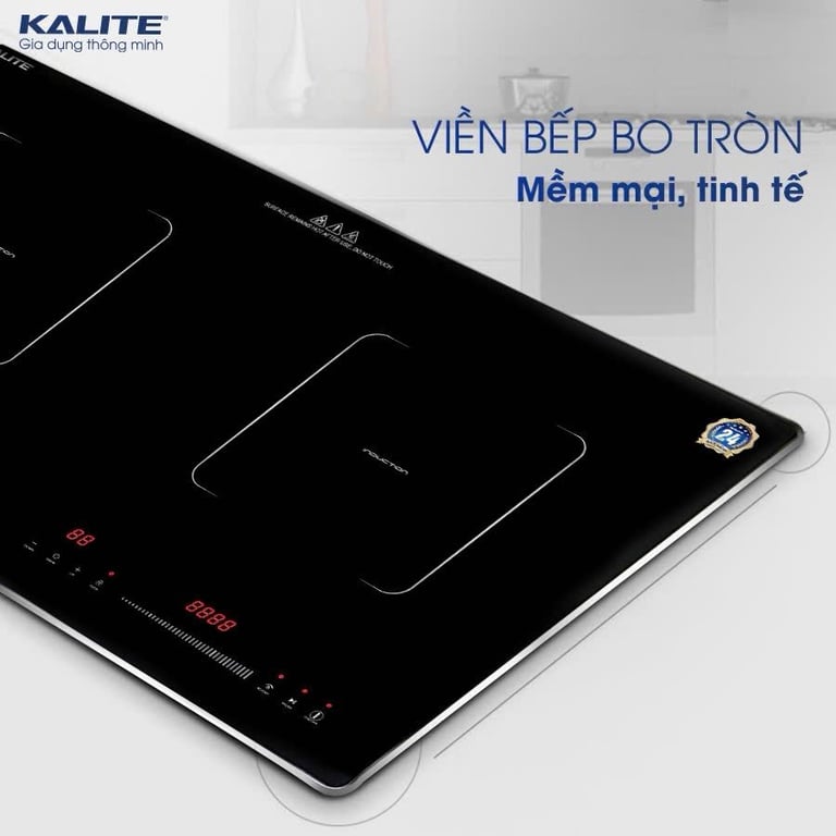 Bếp từ đôi Kalite KL3800 công suất 4000W