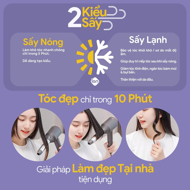 máy sấy tóc 2GOOD ion 2GOOD
