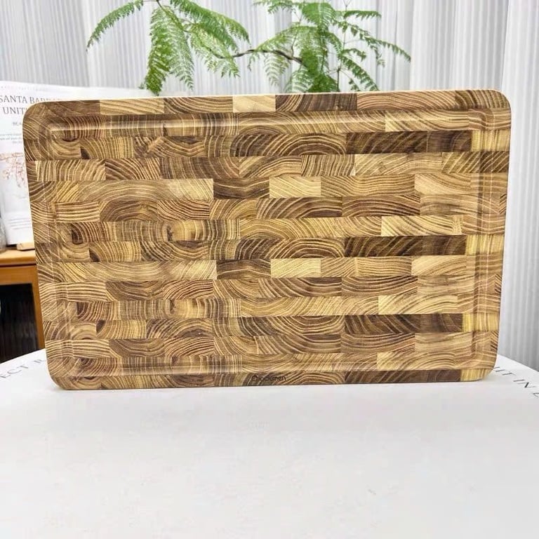 Thớt gỗ TEAK size đại Chockmen 43cm