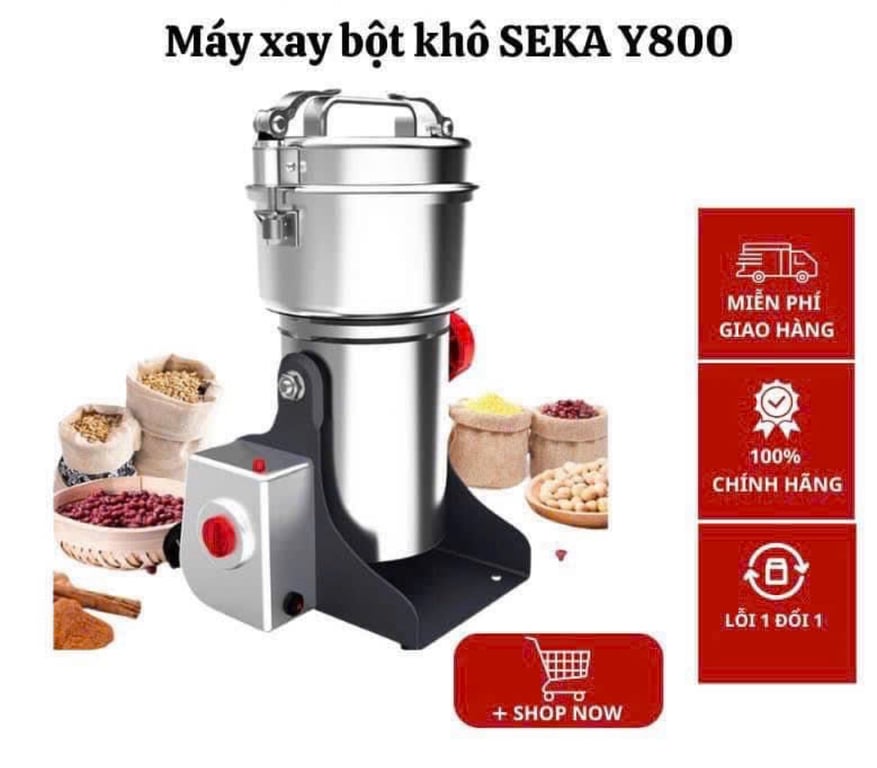 MÁY XAY BỘT KHÔ SEKA SK800Y