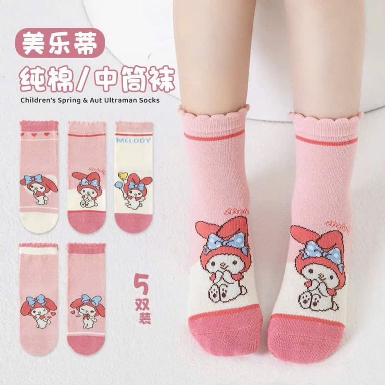 Lố 10 đôi Cổ Cao Bé Gái 1- 12 tuổi