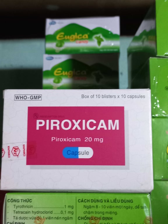 Piroxicam  20mg Khánh hoà h/100v