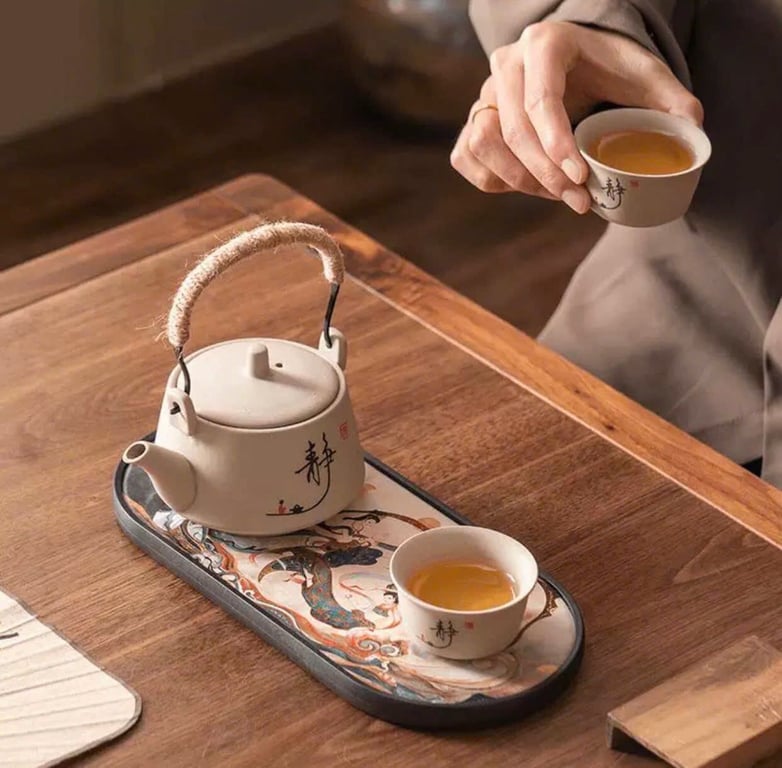 Bộ ấm chén tử sa cao cấp