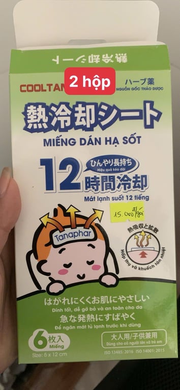 Dán hạ sốt cooltal h/3 gói
