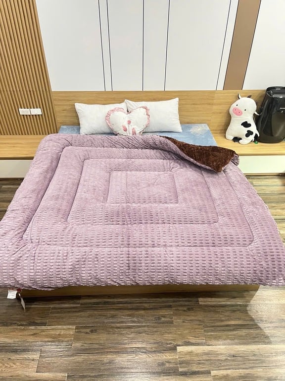 CHĂN NANARA LÔNG CỪU 3 LỚP