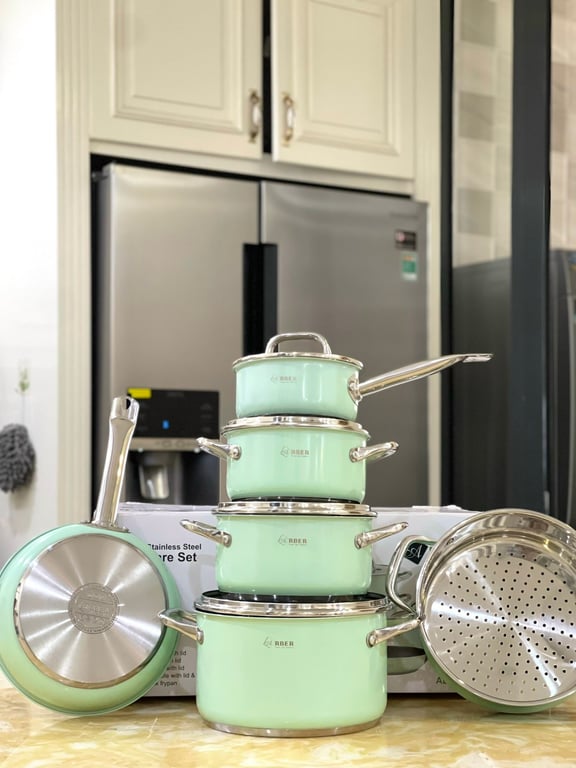 Bộ nồi inox ARBER OPAL 6 món