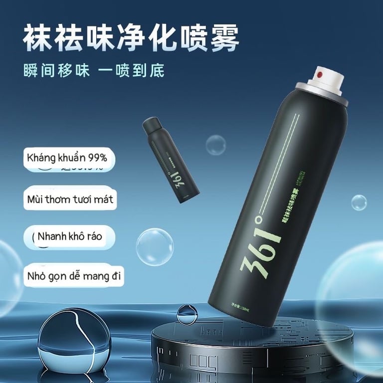 BÌNH XỊT KHỬ MÙI 361 CHÍNH HÃNG