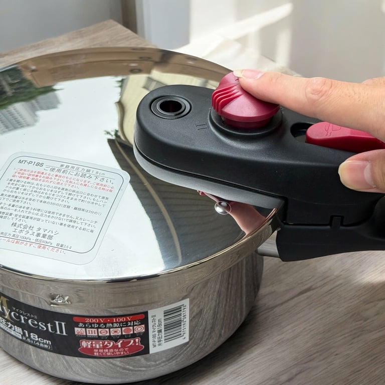 Nồi áp suất mini 2 chế độ nấu thông minh Tamahaship Nhật Bản 2.5L