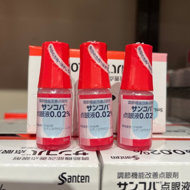 Nhỏ mắt cận thị Sanbaco