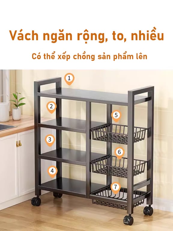 Kệ để bếp, để đồ đa năng  Evesigar