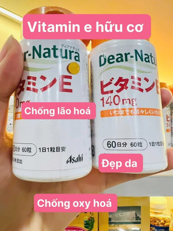 Vitamin E hữu cơ Dear Nature Nhật hộp 60 viên